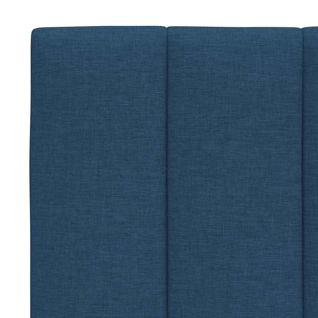 Bedframe zonder matras "Hanko" 80x200 cm stof blauw is nu te koop bij PeponiXL, paradijselijk wonen!