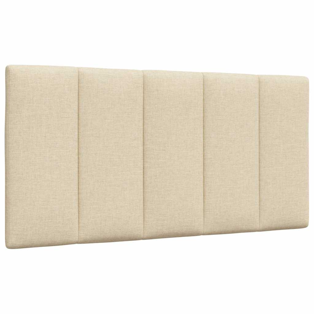 Bedframe zonder matras "Hanko" 100x200 cm stof crèmekleurig is nu te koop bij PeponiXL, paradijselijk wonen!