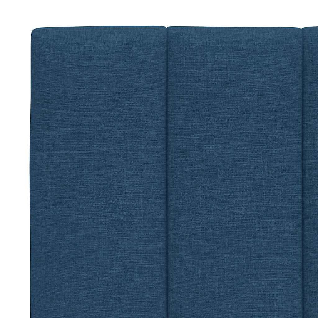 Bedframe zonder matras "Hanko" 100x200 cm stof blauw is nu te koop bij PeponiXL, paradijselijk wonen!