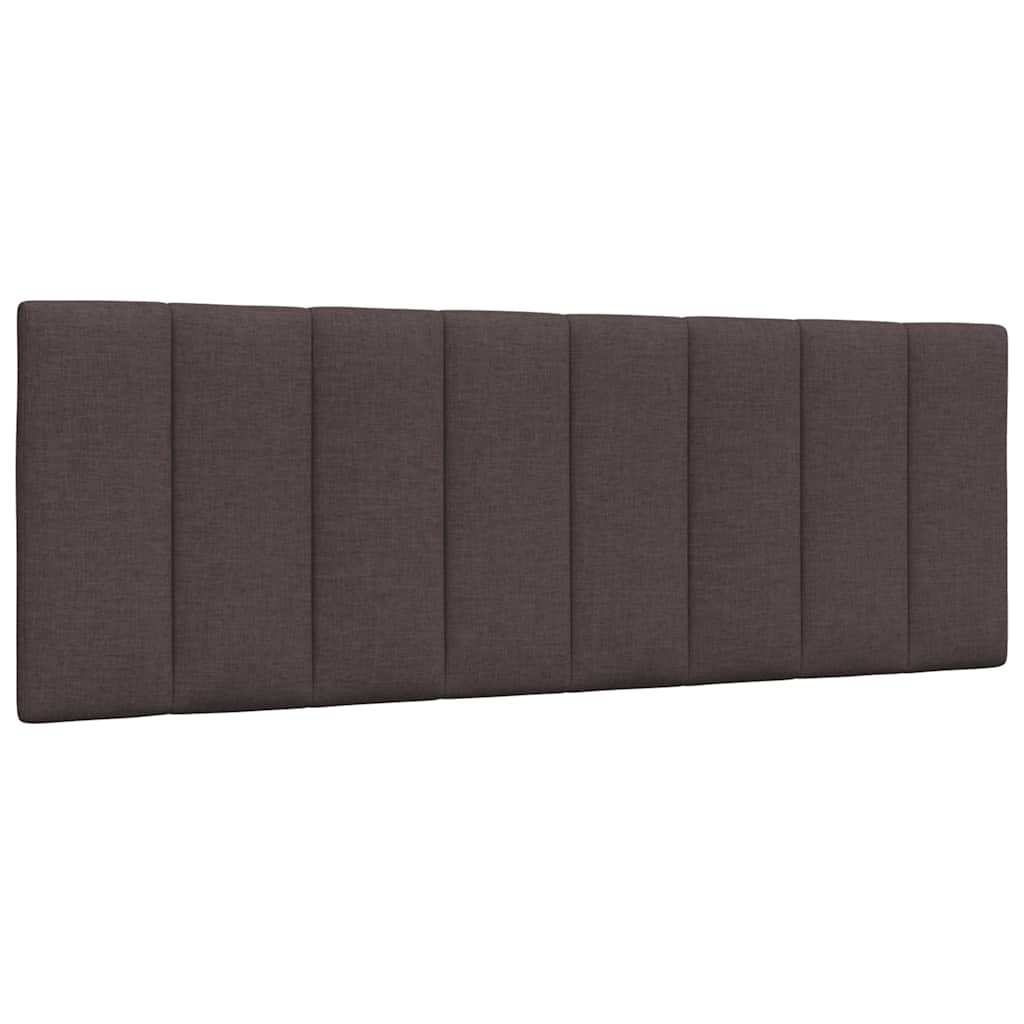 Bedframe zonder matras "Hanko" stof donkerbruin 140x200 cm