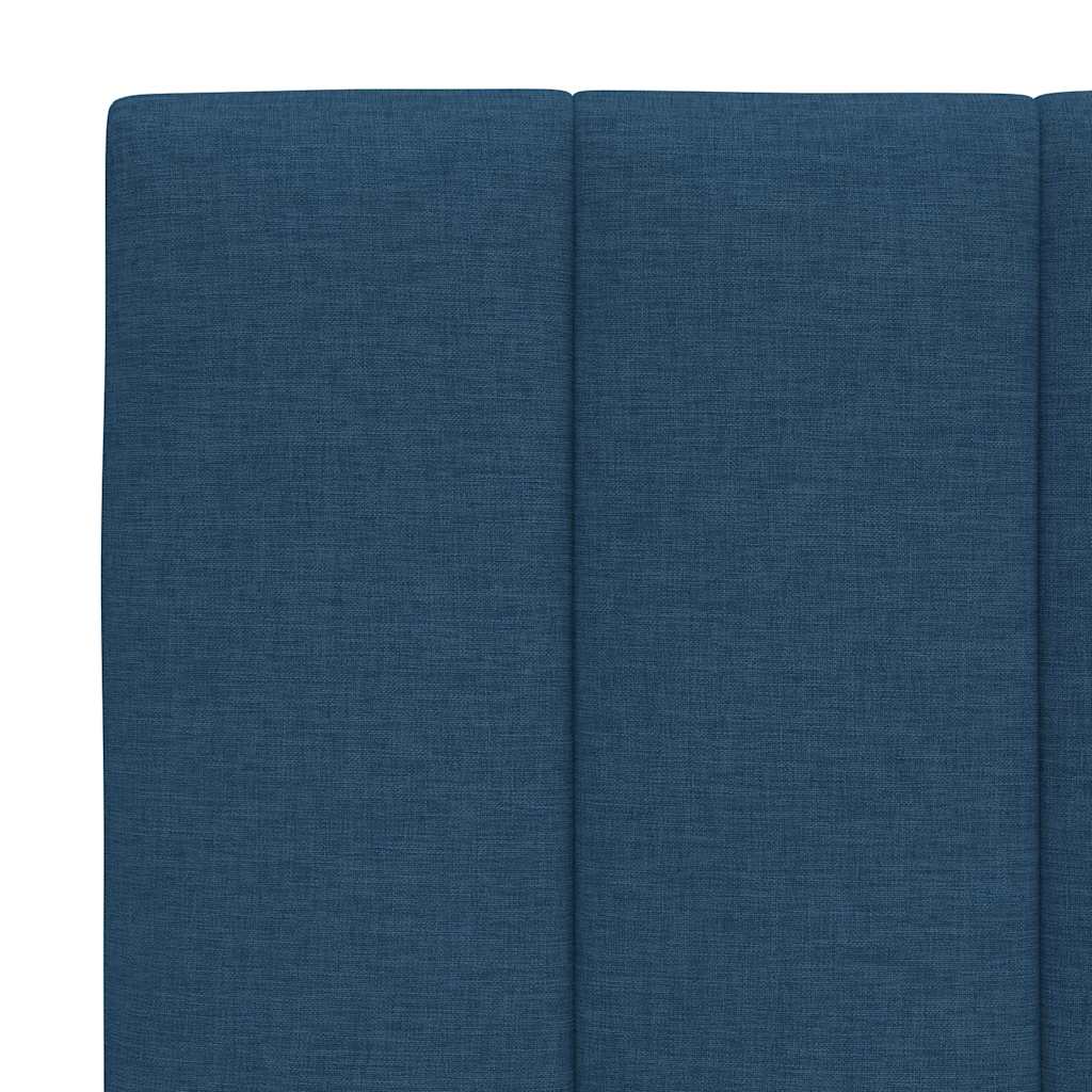 Bedframe zonder matras "Hanko" stof blauw 180x200 cm is nu te koop bij PeponiXL, paradijselijk wonen!