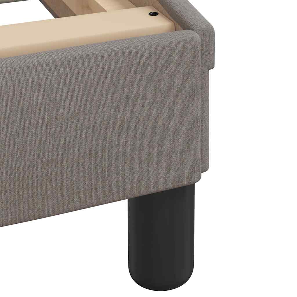 Bedframe zonder matras "Hanko" 80x200 cm stof taupe is nu te koop bij PeponiXL, paradijselijk wonen!