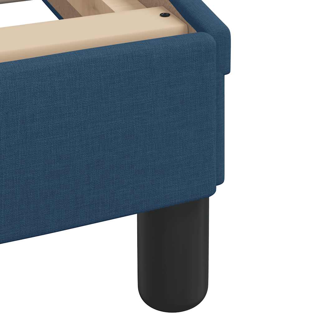 Bedframe zonder matras "Hanko" 90x200 cm stof blauw is nu te koop bij PeponiXL, paradijselijk wonen!