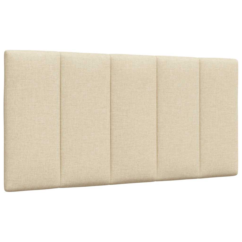 Bedframe zonder matras "Hanko" 100x200 cm stof crèmekleurig is nu te koop bij PeponiXL, paradijselijk wonen!