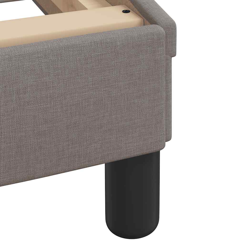 Bedframe zonder matras "Hanko" stof taupe 160x200 cm is nu te koop bij PeponiXL, paradijselijk wonen!