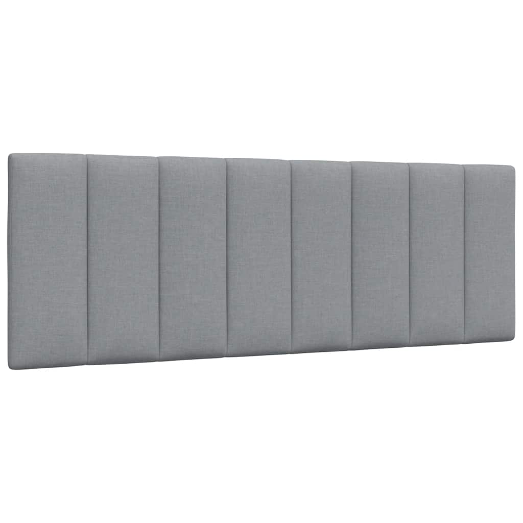 Bed met matras "Hanko" stof lichtgrijs 140x200 cm is nu te koop bij PeponiXL, paradijselijk wonen!