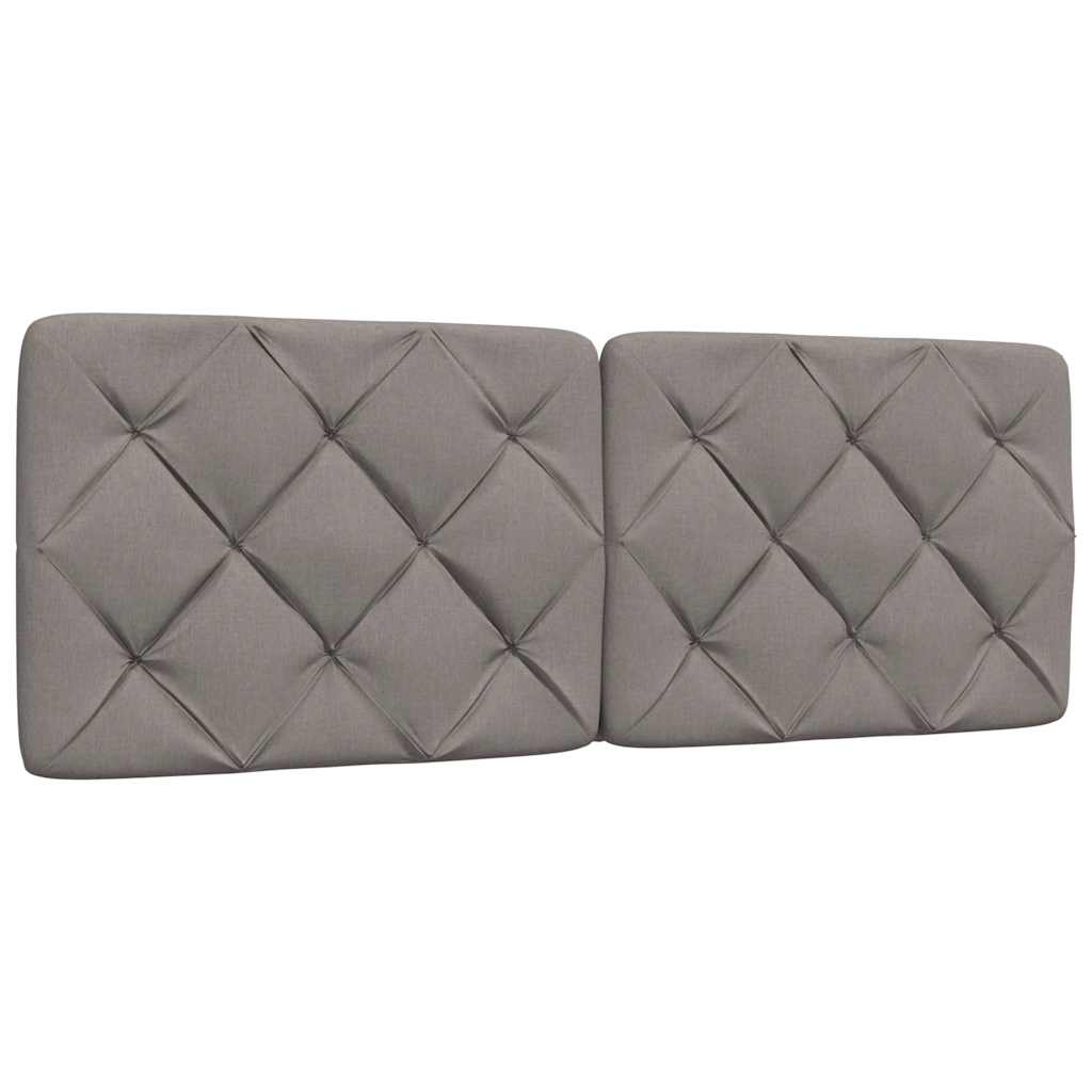 Bedframe zonder matras 120x200 cm stof taupe is nu te koop bij PeponiXL, paradijselijk wonen!
