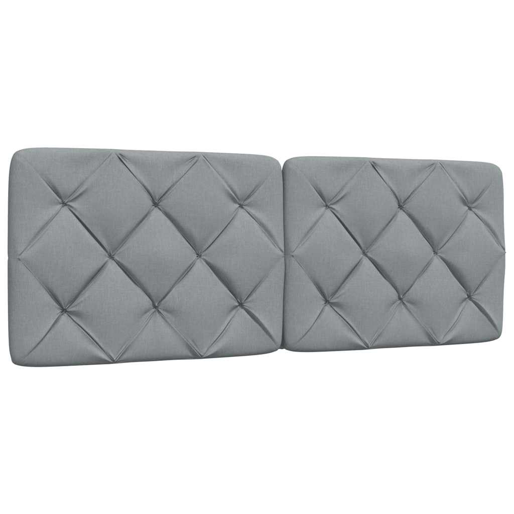 Bedframe zonder matras stof lichtgrijs 140x190 cm is nu te koop bij PeponiXL, paradijselijk wonen!