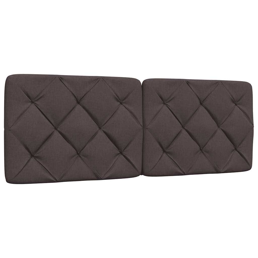 Bedframe zonder matras stof donkerbruin 140x190 cm is nu te koop bij PeponiXL, paradijselijk wonen!