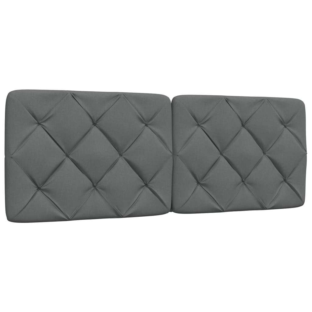 Bedframe zonder matras stof donkergrijs 140x200 cm is nu te koop bij PeponiXL, paradijselijk wonen!
