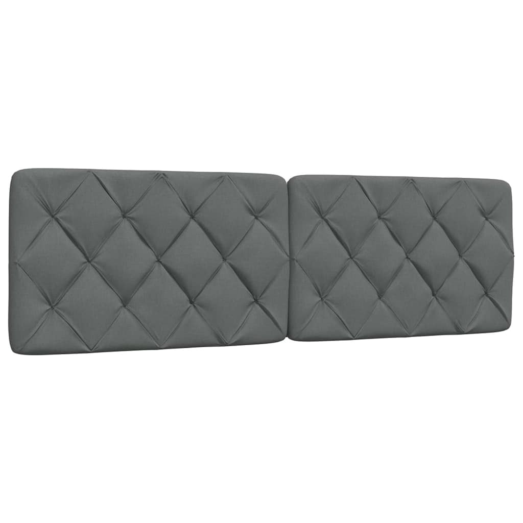 Bedframe zonder matras stof donkergrijs 160x200 cm is nu te koop bij PeponiXL, paradijselijk wonen!