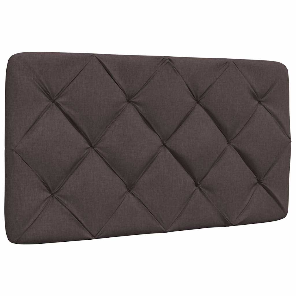 Bedframe met LED zonder matras 80x200 cm stof donkerbruin is nu te koop bij PeponiXL, paradijselijk wonen!
