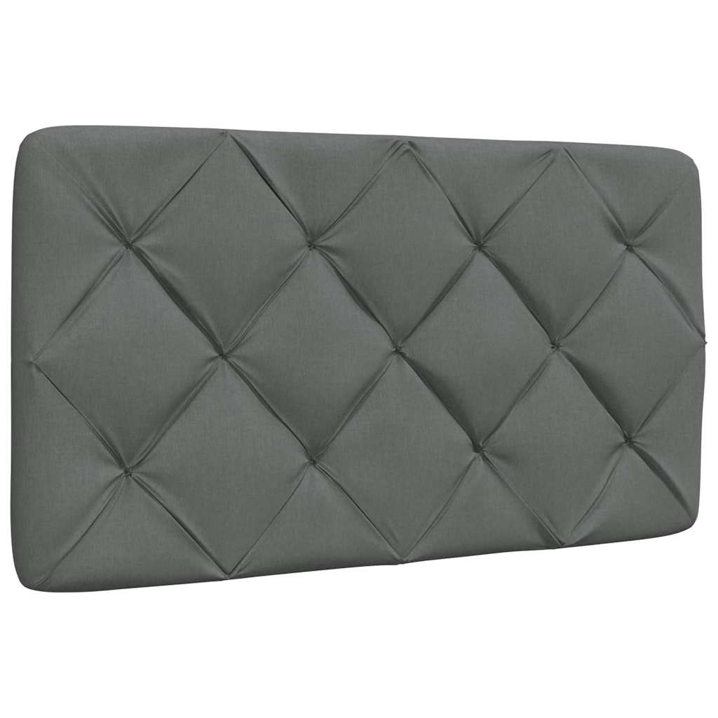 Bedframe met LED zonder matras 90x200 cm stof donkergrijs is nu te koop bij PeponiXL, paradijselijk wonen!