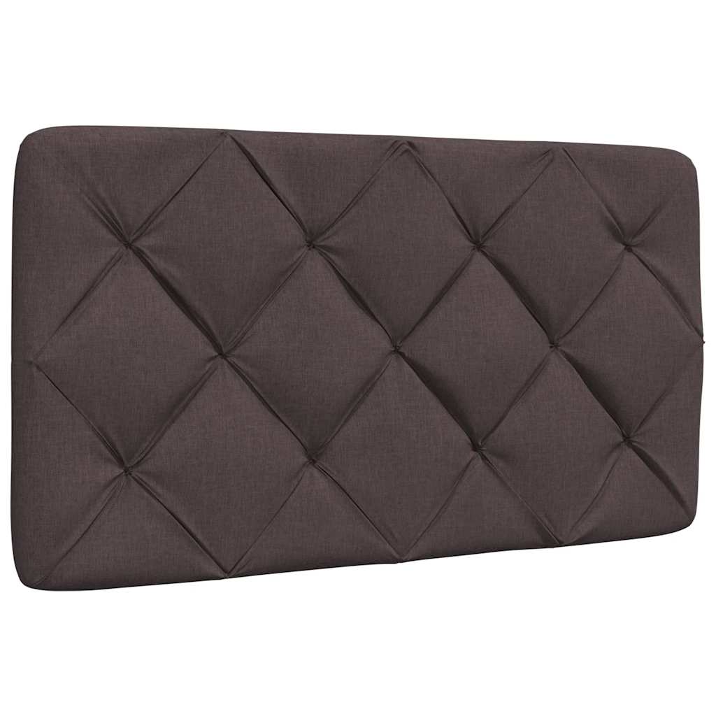 Bedframe met LED zonder matras 90x200 cm stof donkerbruin is nu te koop bij PeponiXL, paradijselijk wonen!