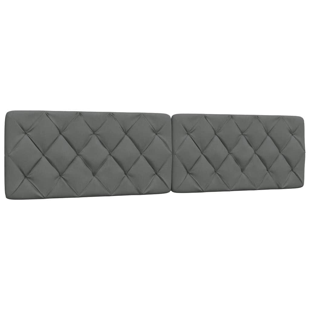 Bedframe met LED zonder matras 200x200 cm stof donkergrijs is nu te koop bij PeponiXL, paradijselijk wonen!