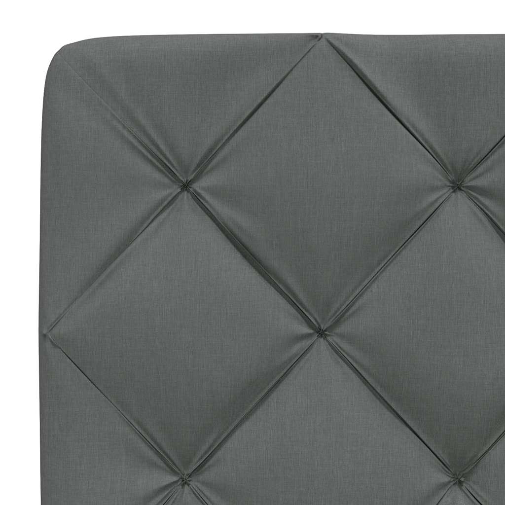 Bed met matras stof donkergrijs 80x200 cm is nu te koop bij PeponiXL, paradijselijk wonen!