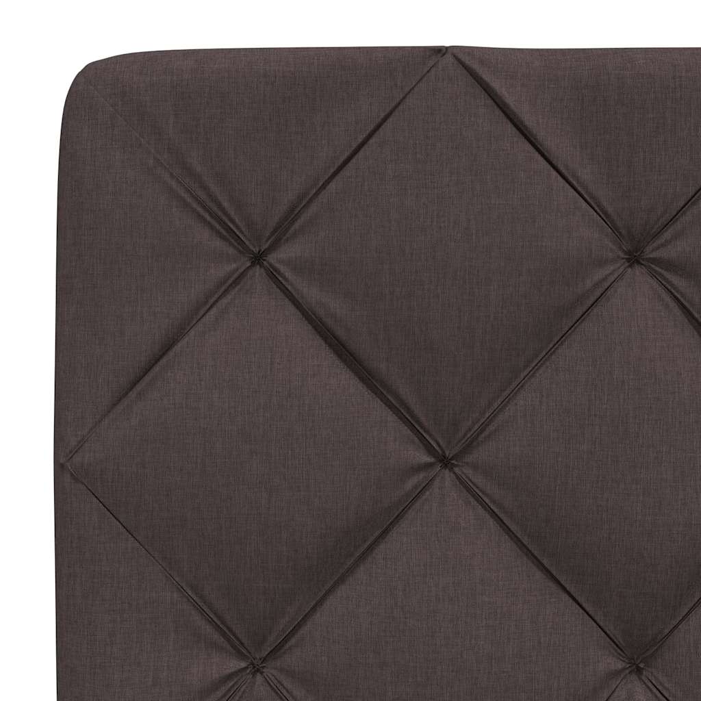 Bed met matras stof donkerbruin 90x190 cm is nu te koop bij PeponiXL, paradijselijk wonen!