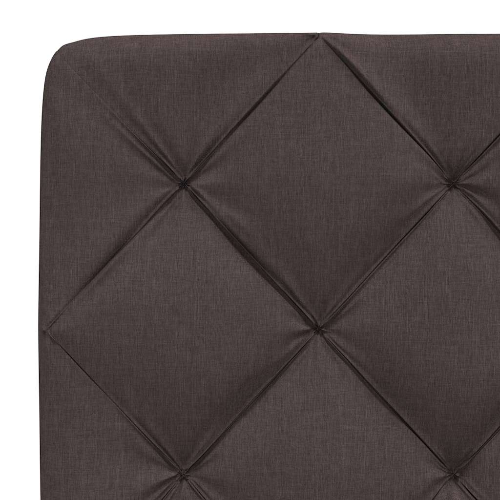 Bed met matras stof donkerbruin 90x200 cm is nu te koop bij PeponiXL, paradijselijk wonen!