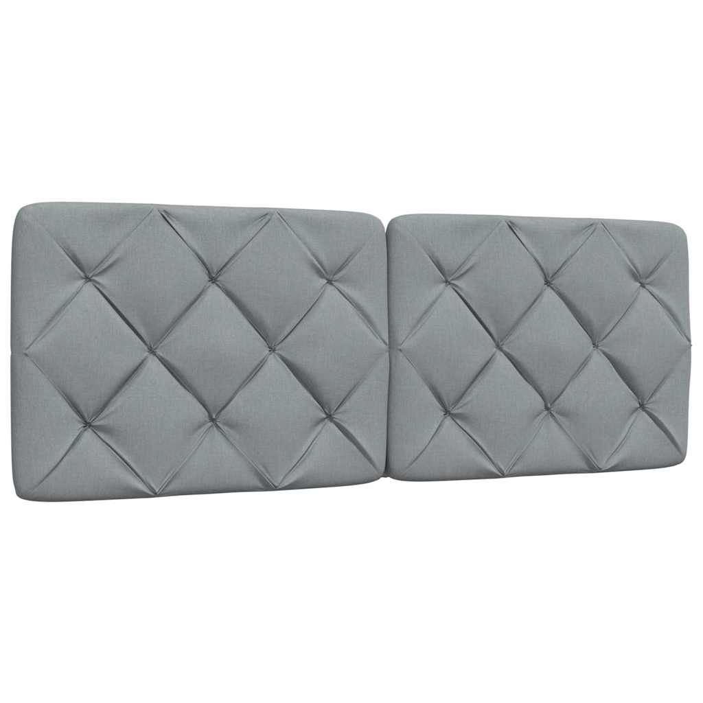 Bed met matras stof lichtgrijs 140x190 cm is nu te koop bij PeponiXL, paradijselijk wonen!