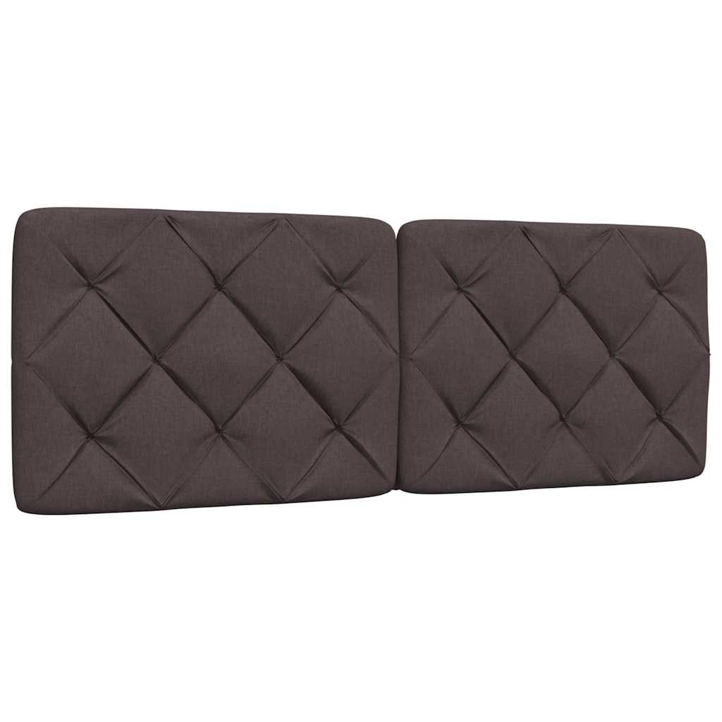 Bed met matras stof donkerbruin 140x190 cm is nu te koop bij PeponiXL, paradijselijk wonen!