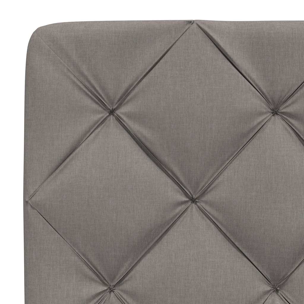 Bed met matras stof taupe 140x190 cm is nu te koop bij PeponiXL, paradijselijk wonen!