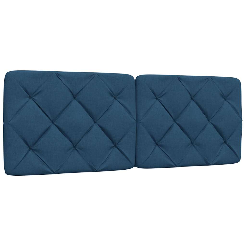 Bed met matras stof blauw 140x190 cm is nu te koop bij PeponiXL, paradijselijk wonen!