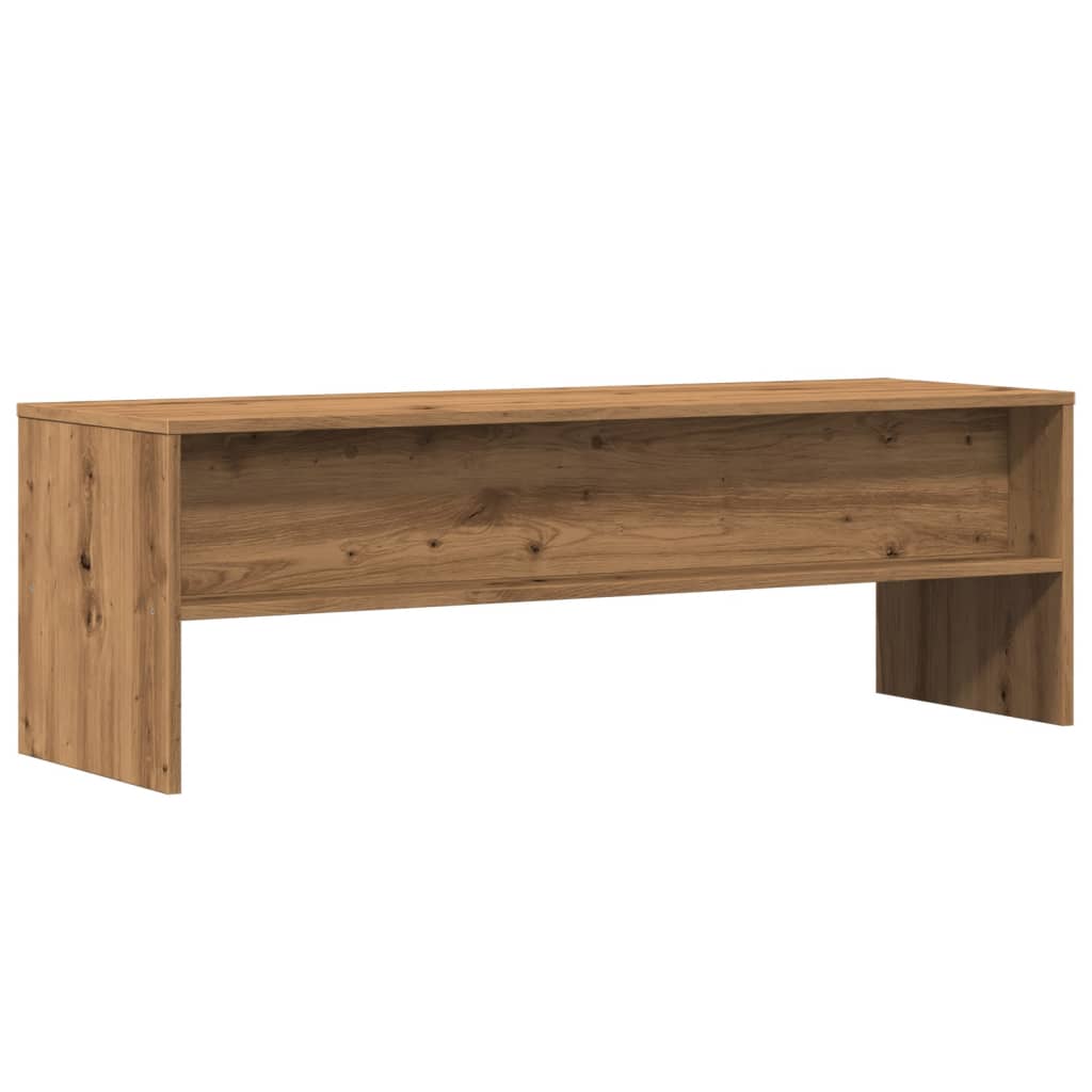 Tv-meubel 120x40x40 cm bewerkt hout artisanaal eikenkleurig is nu te koop bij PeponiXL, paradijselijk wonen!