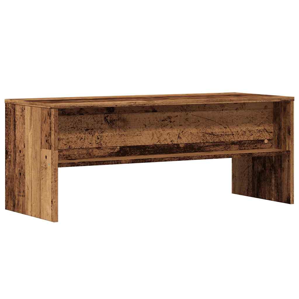 Tv-meubel 100x40x40 cm bewerkt hout oud houtkleurig is nu te koop bij PeponiXL, paradijselijk wonen!