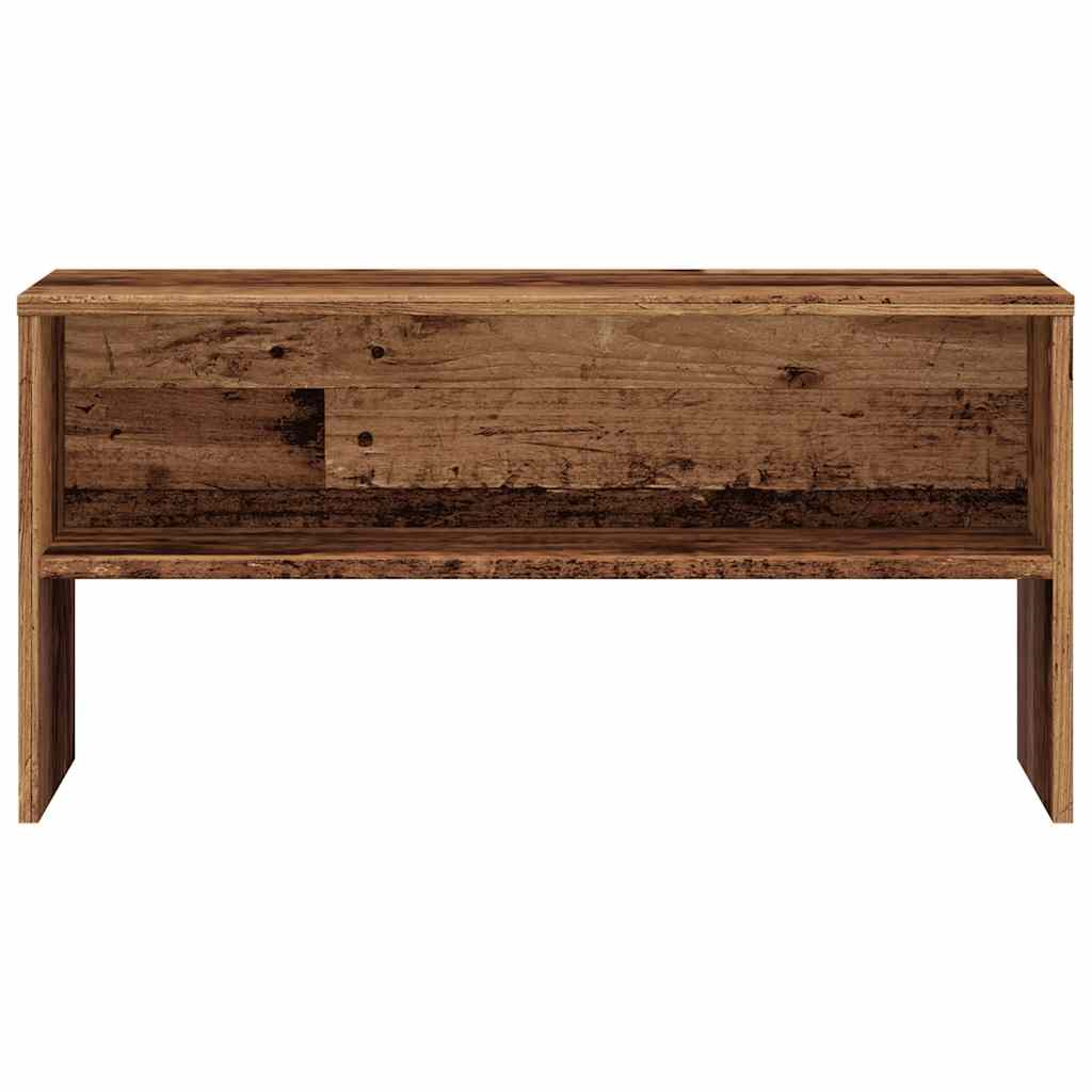 Tv-meubel 80x40x40 cm bewerkt hout oud houtkleurig is nu te koop bij PeponiXL, paradijselijk wonen!