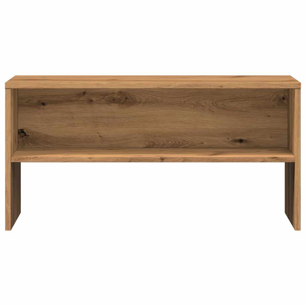 Tv-meubel 80x40x40 cm bewerkt hout artisanaal eikenkleur is nu te koop bij PeponiXL, paradijselijk wonen!
