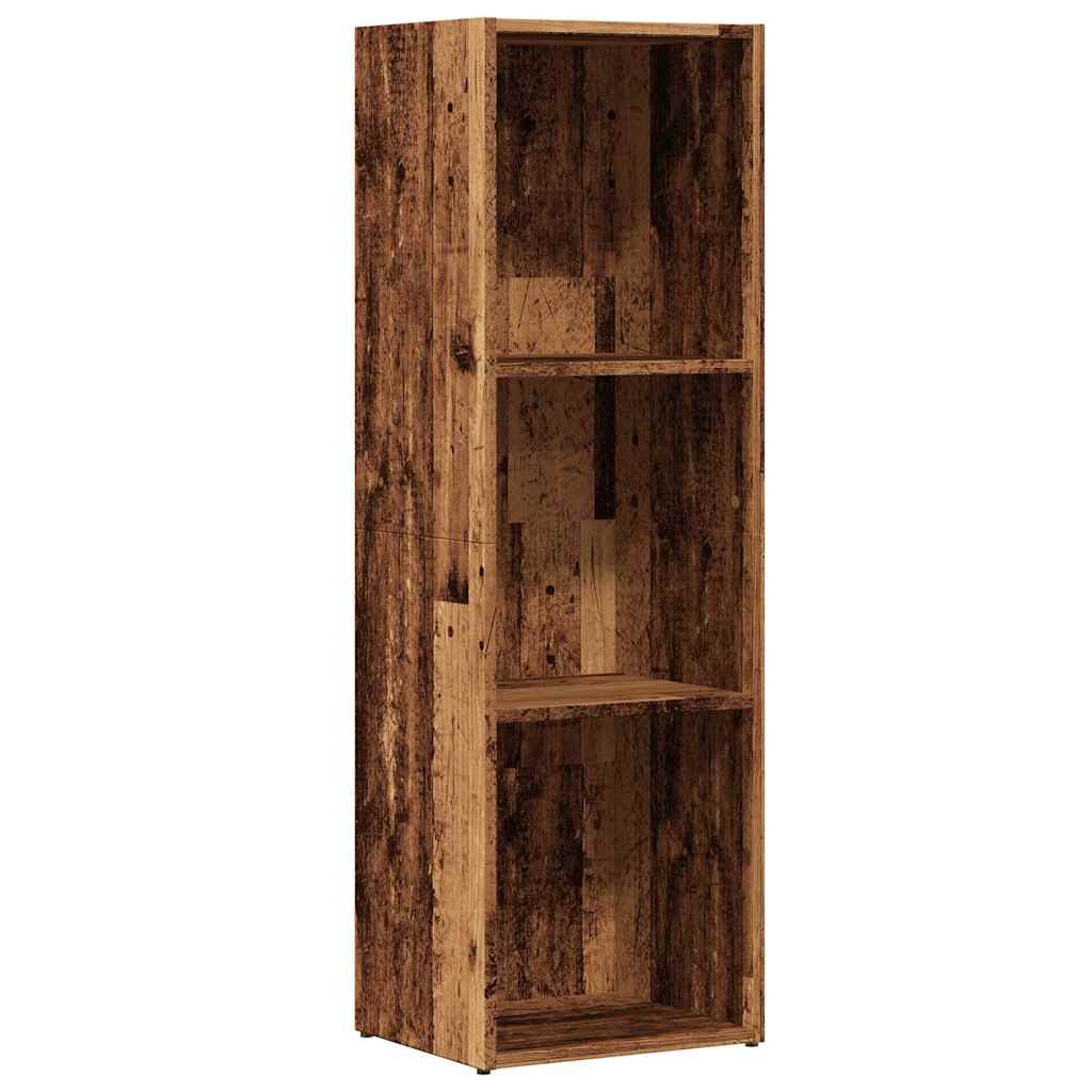 Boekenkast 36x30x114 cm bewerkt hout oud houtkleurig is nu te koop bij PeponiXL, paradijselijk wonen!
