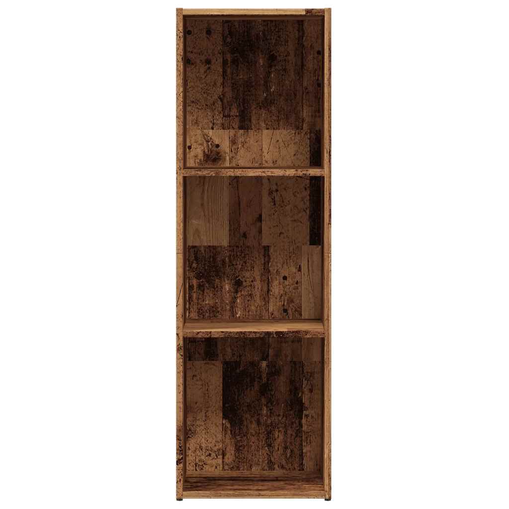 Boekenkast 36x30x114 cm bewerkt hout oud houtkleurig is nu te koop bij PeponiXL, paradijselijk wonen!