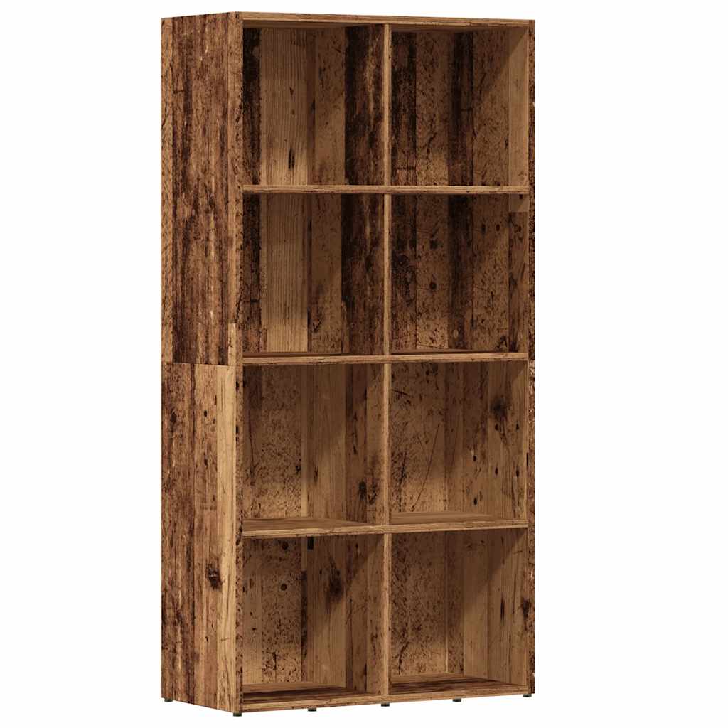Boekenkast 66x30x130 cm bewerkt hout oud houtkleurig is nu te koop bij PeponiXL, paradijselijk wonen!
