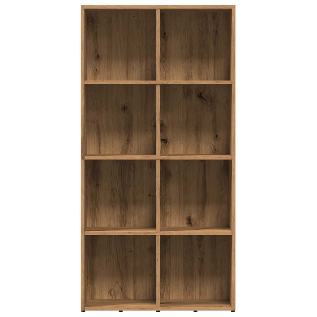 Boekenkast 66x30x130 cm bewerkt hout artisanaal eikenkleur is nu te koop bij PeponiXL, paradijselijk wonen!
