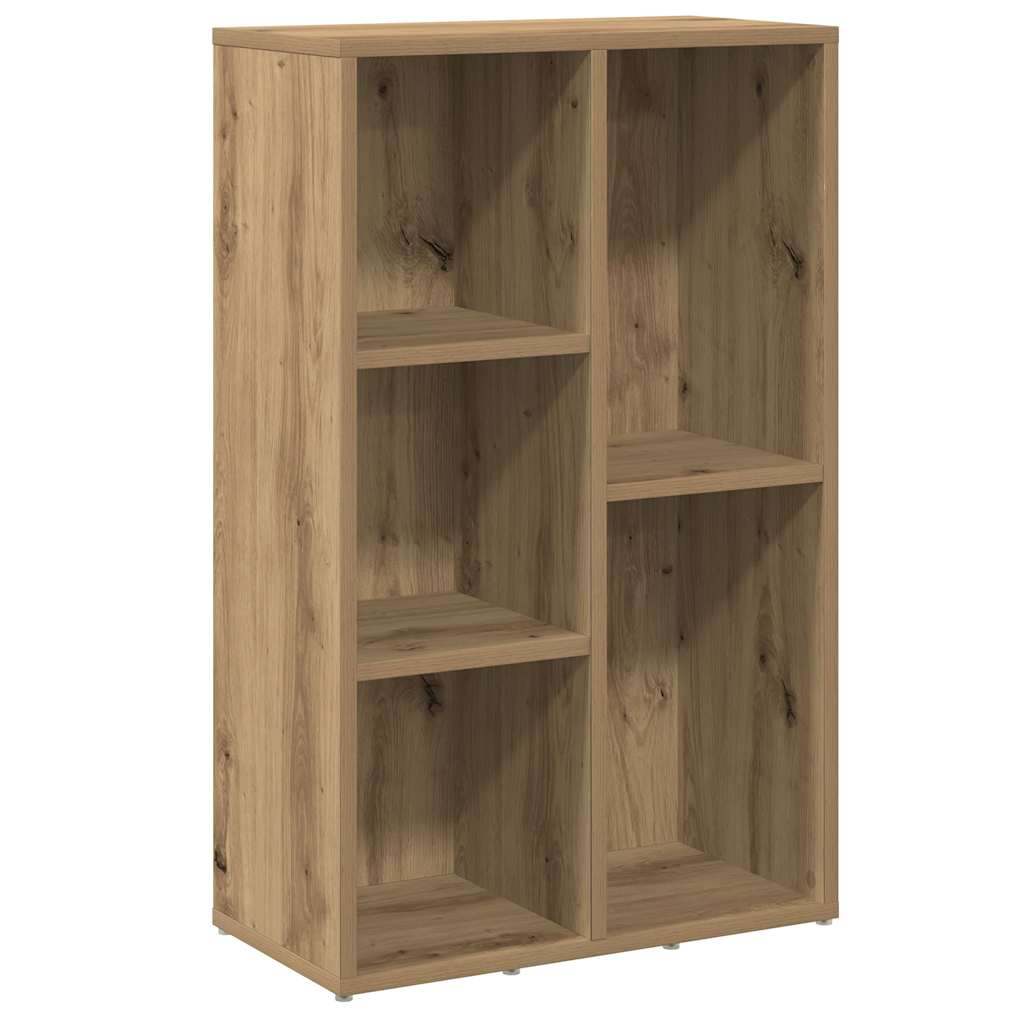 Boekenkast 50x25x80 cm bewerkt hout artisanaal eikenkleur is nu te koop bij PeponiXL, paradijselijk wonen!