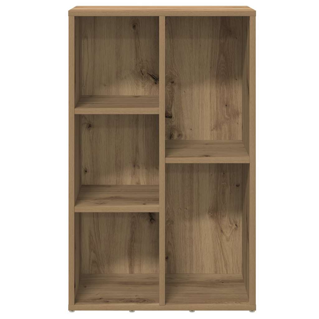 Boekenkast 50x25x80 cm bewerkt hout artisanaal eikenkleur is nu te koop bij PeponiXL, paradijselijk wonen!