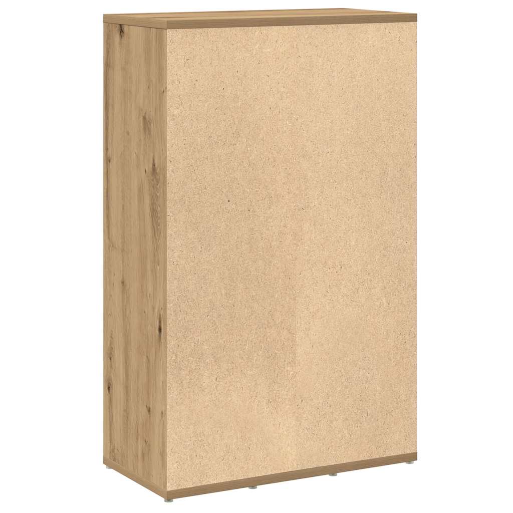 Boekenkast 50x25x80 cm bewerkt hout artisanaal eikenkleur is nu te koop bij PeponiXL, paradijselijk wonen!