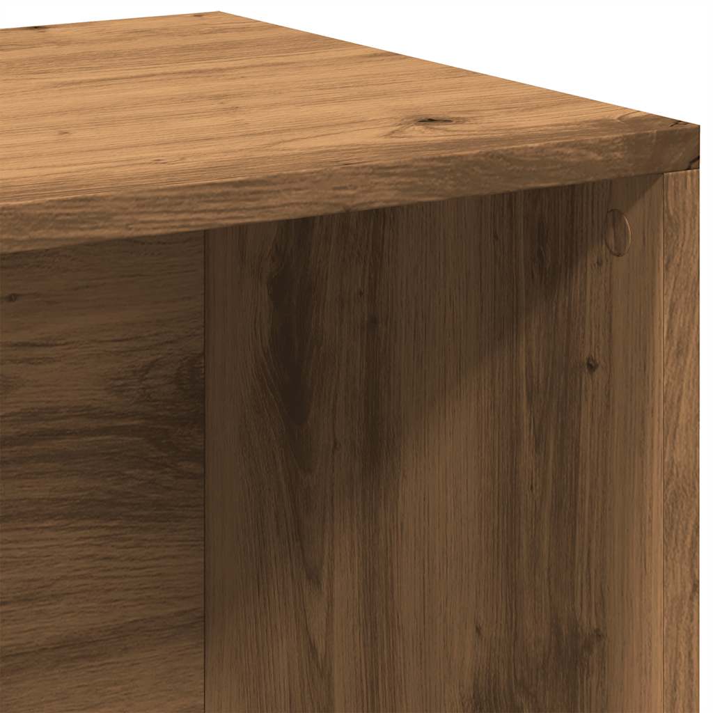 LP Opbergbox 69,5x34x36 cm bewerkt hout artisanaal eikenkleurig is nu te koop bij PeponiXL, paradijselijk wonen!