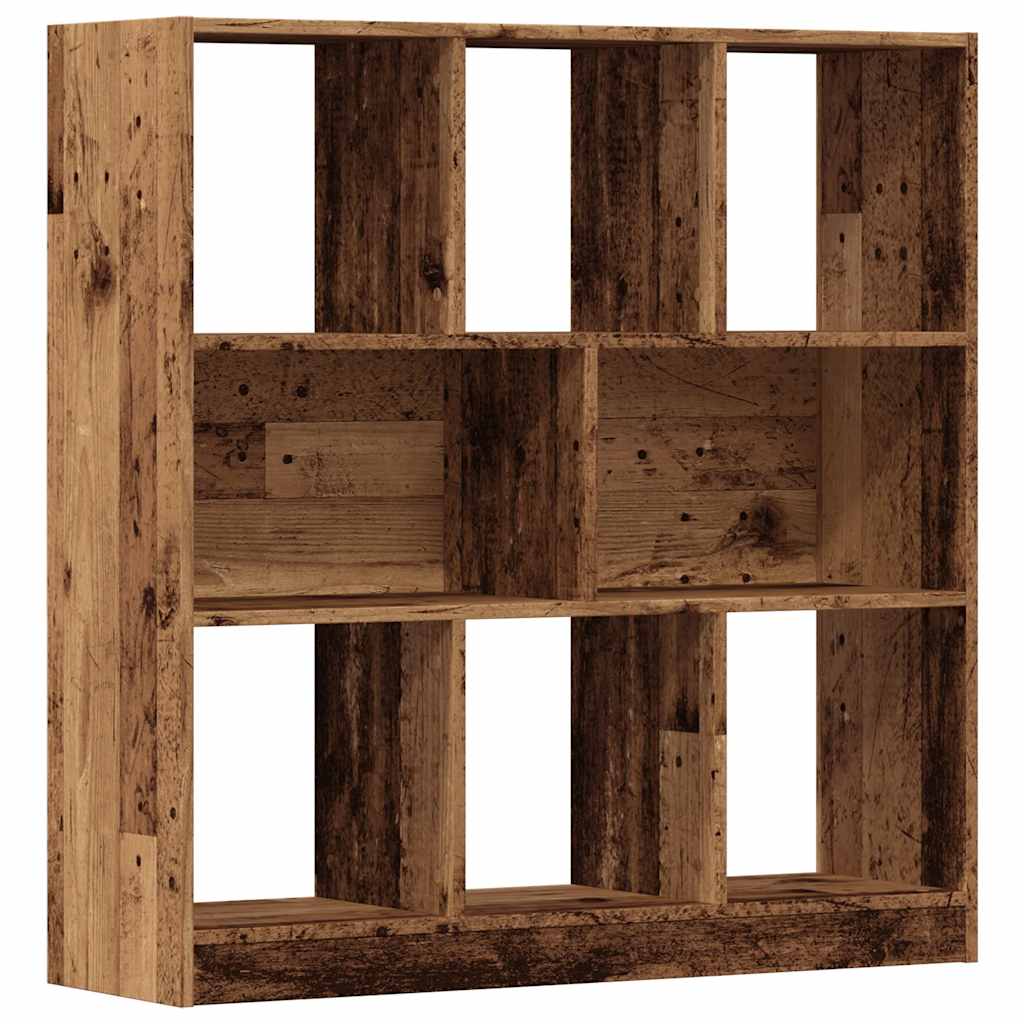 Boekenkast 97,5x29,5x100 cm bewerkt hout oud houtkleurig is nu te koop bij PeponiXL, paradijselijk wonen!