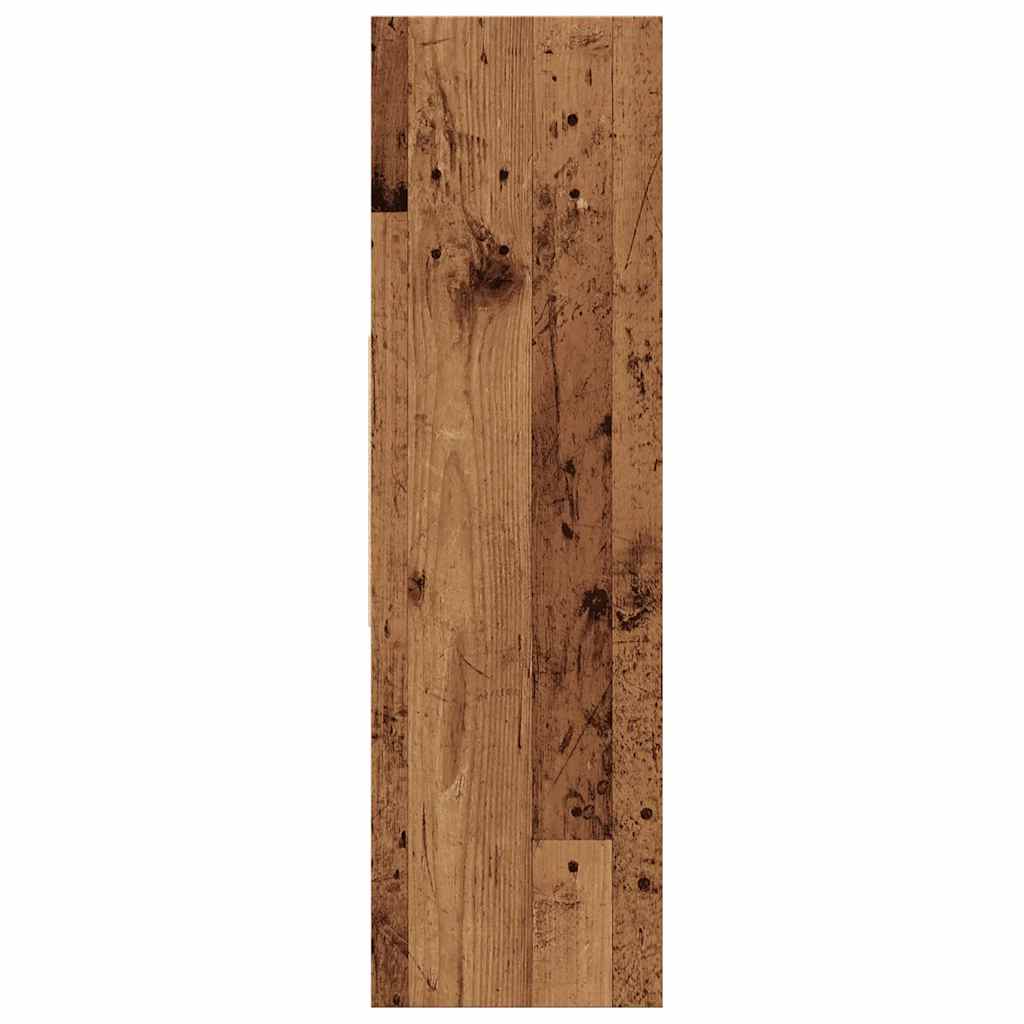 Boekenkast 97,5x29,5x100 cm bewerkt hout oud houtkleurig is nu te koop bij PeponiXL, paradijselijk wonen!