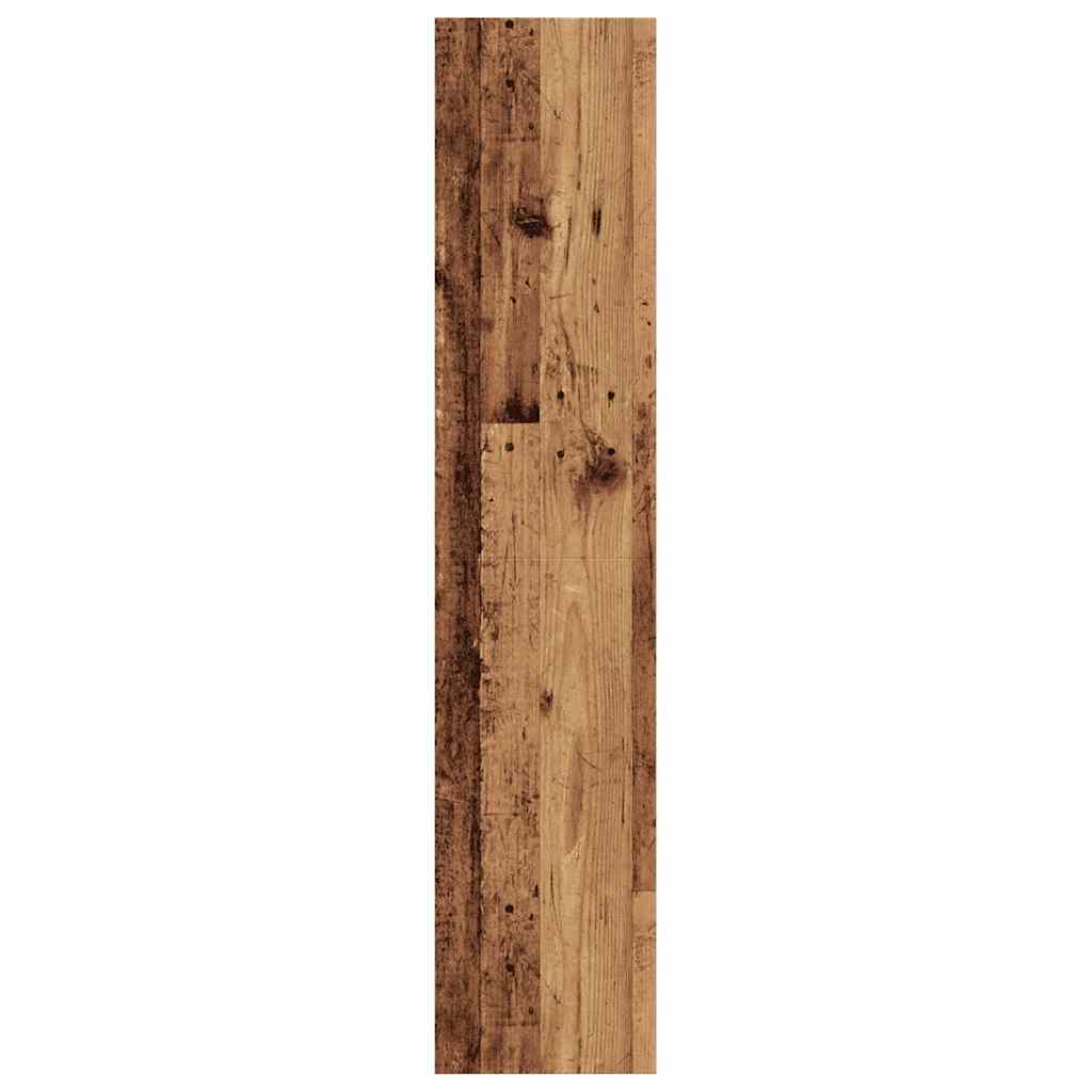 Boekenkast/tv-meubel 36x30x143cm bewerkt hout oud houtkleurig is nu te koop bij PeponiXL, paradijselijk wonen!