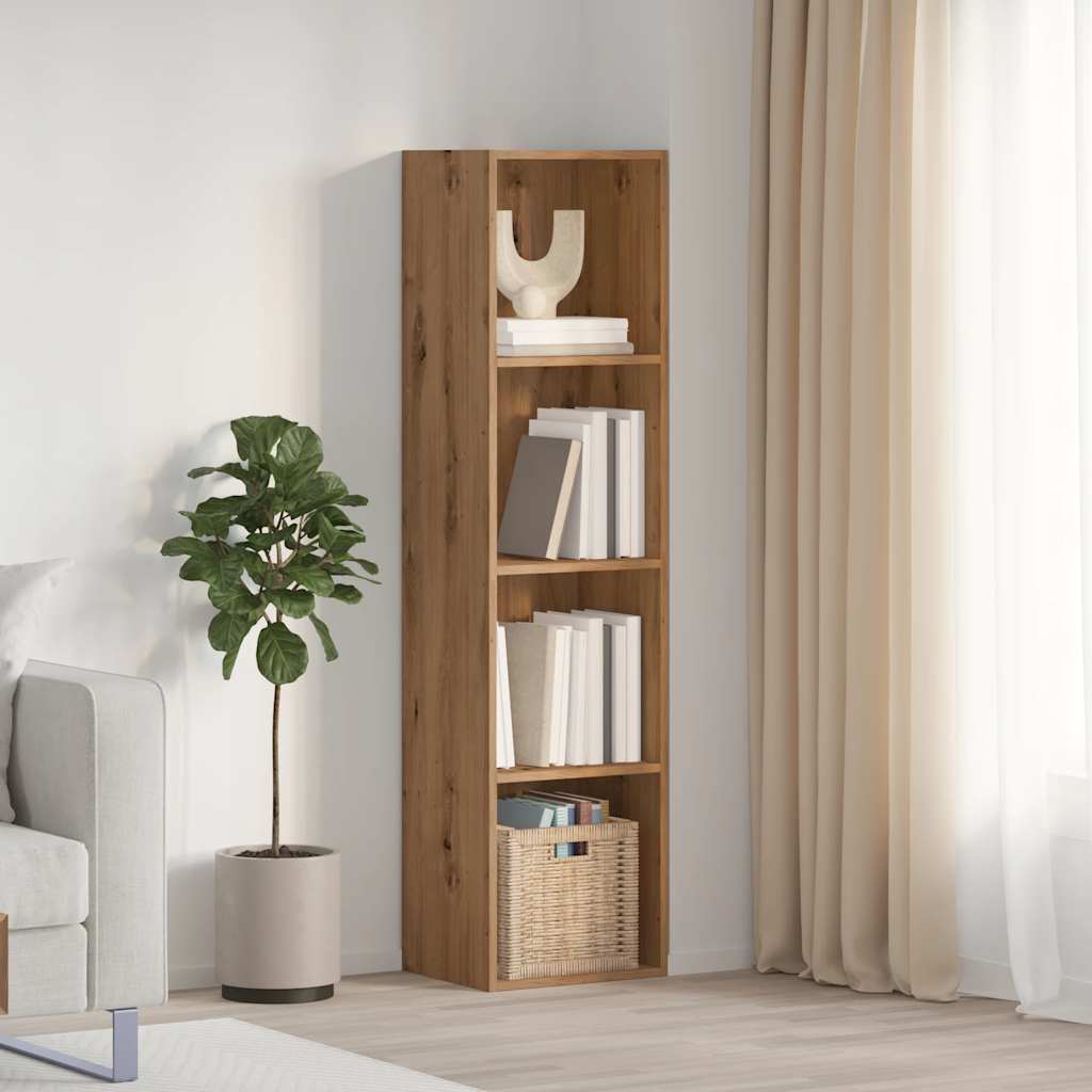 Boekenkast/tv-meubel 36x30x143cm bewerkt hout artisanaal eiken is nu te koop bij PeponiXL, paradijselijk wonen!