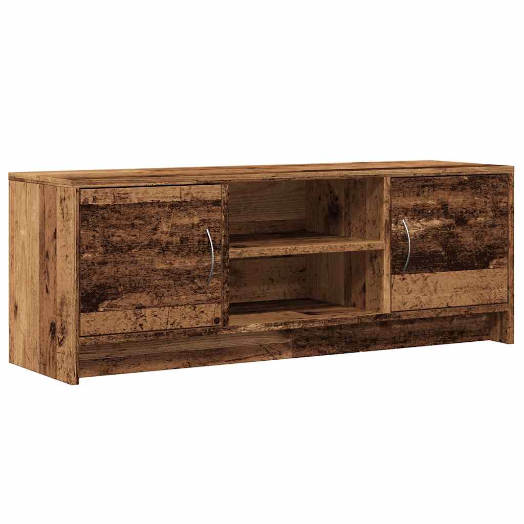 Tv-meubel 102x30x37,5 cm bewerkt hout oud houtkleurig is nu te koop bij PeponiXL, paradijselijk wonen!