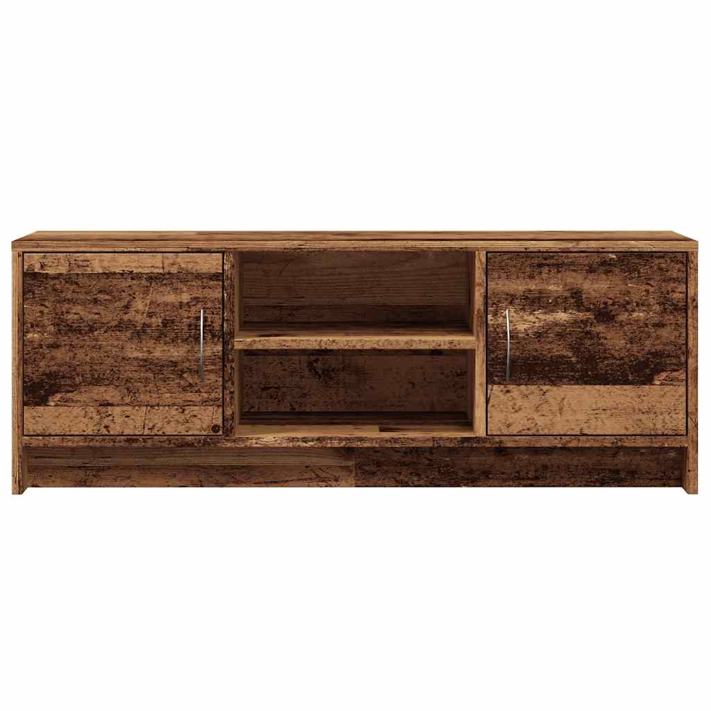 Tv-meubel 102x30x37,5 cm bewerkt hout oud houtkleurig is nu te koop bij PeponiXL, paradijselijk wonen!