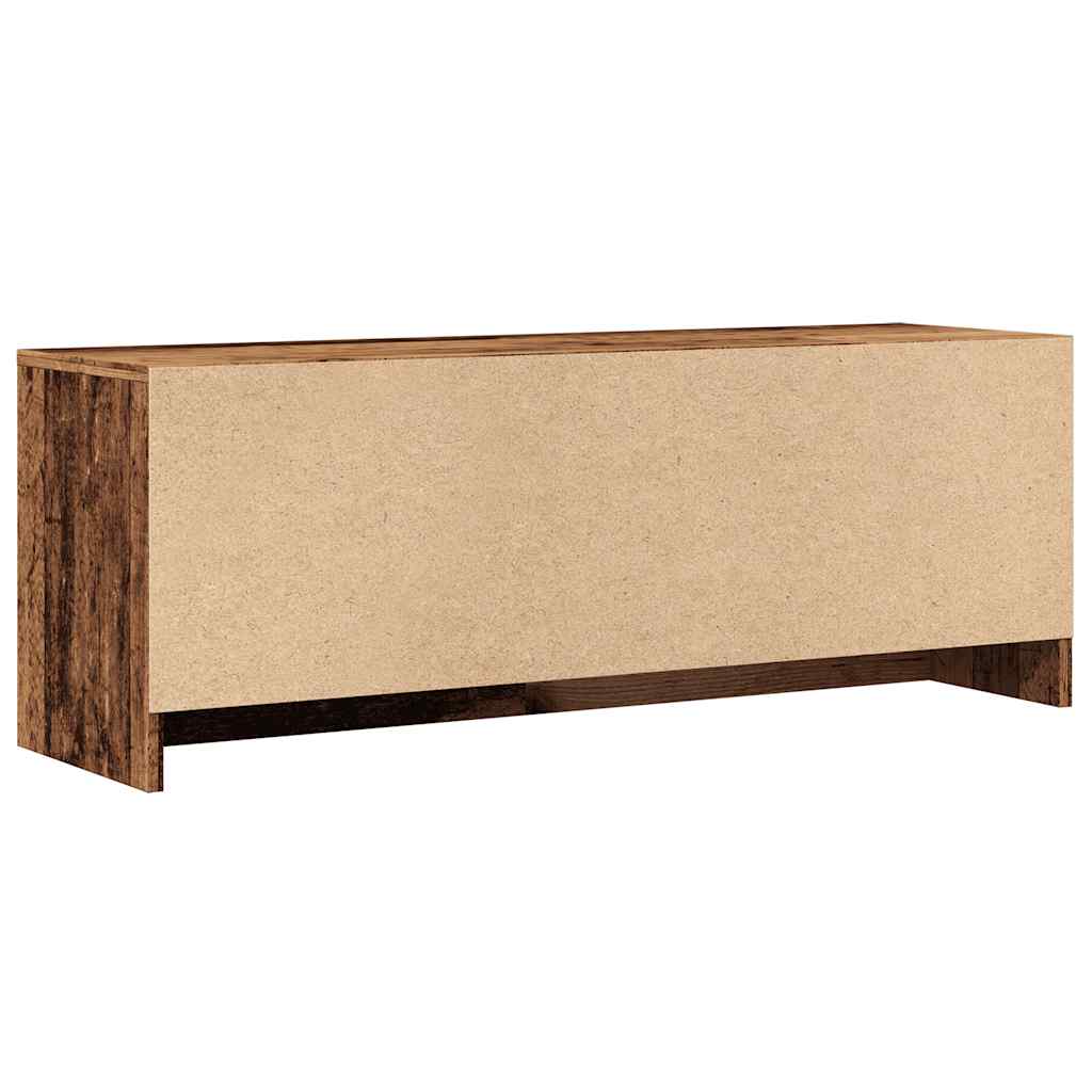 Tv-meubel 102x30x37,5 cm bewerkt hout oud houtkleurig is nu te koop bij PeponiXL, paradijselijk wonen!
