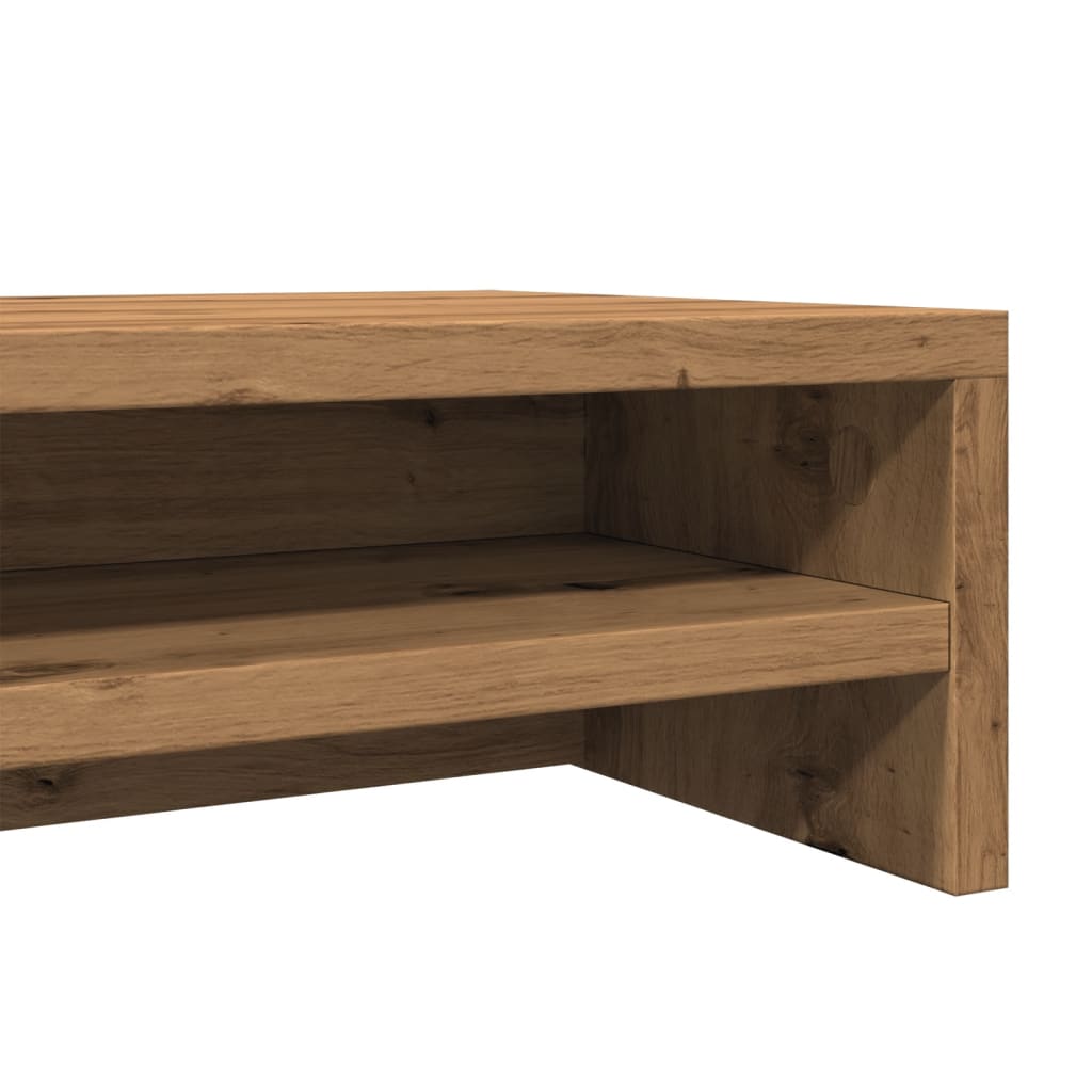 Monitorstandaard Artisan Eikenhout 100x24x13 cm is nu te koop bij PeponiXL, paradijselijk wonen!