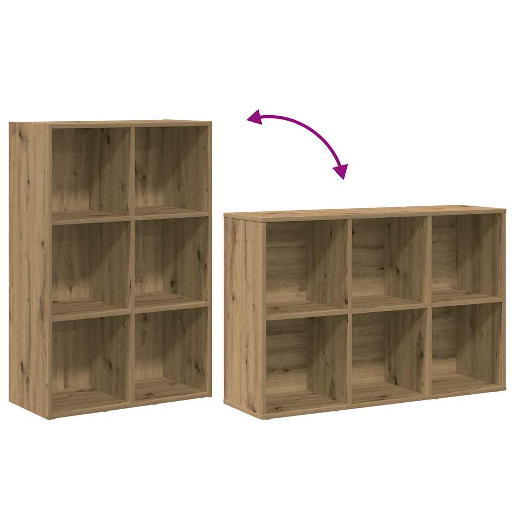 Boekenkast/dressoir 66x30x98 cm bewerkt hout artisanaal eiken is nu te koop bij PeponiXL, paradijselijk wonen!