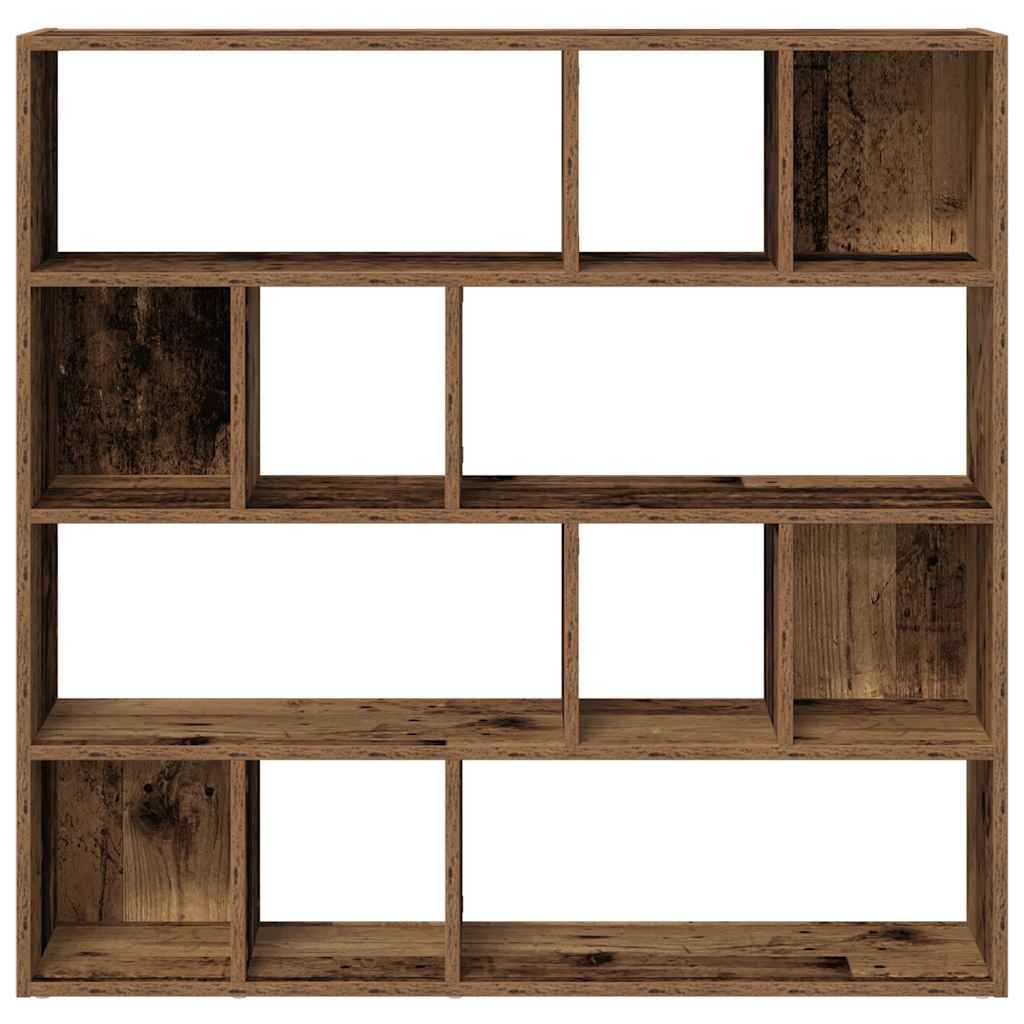 Boekenkast/kamerscherm 105x24x102 cm oud houtkleurig is nu te koop bij PeponiXL, paradijselijk wonen!