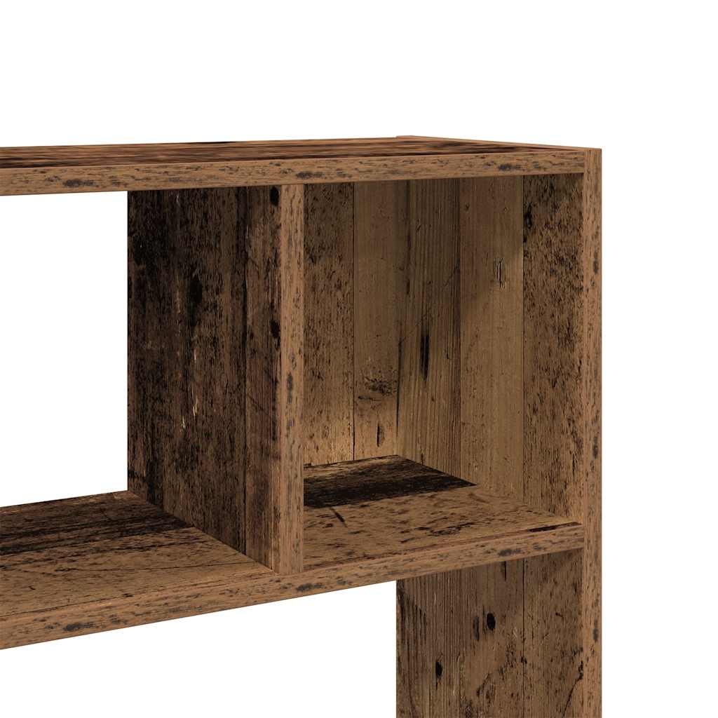 Boekenkast/kamerscherm 105x24x102 cm oud houtkleurig is nu te koop bij PeponiXL, paradijselijk wonen!