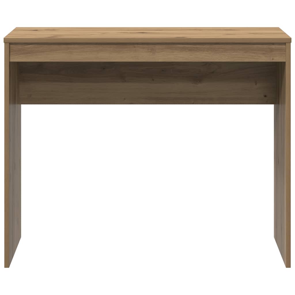 Bureau 90x40x72 cm bewerkt hout artisanaal eikenkleur is nu te koop bij PeponiXL, paradijselijk wonen!